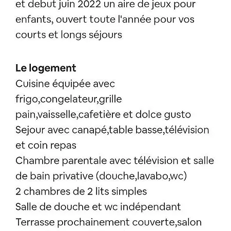 Campsite Mobilhome 6 Personnes *